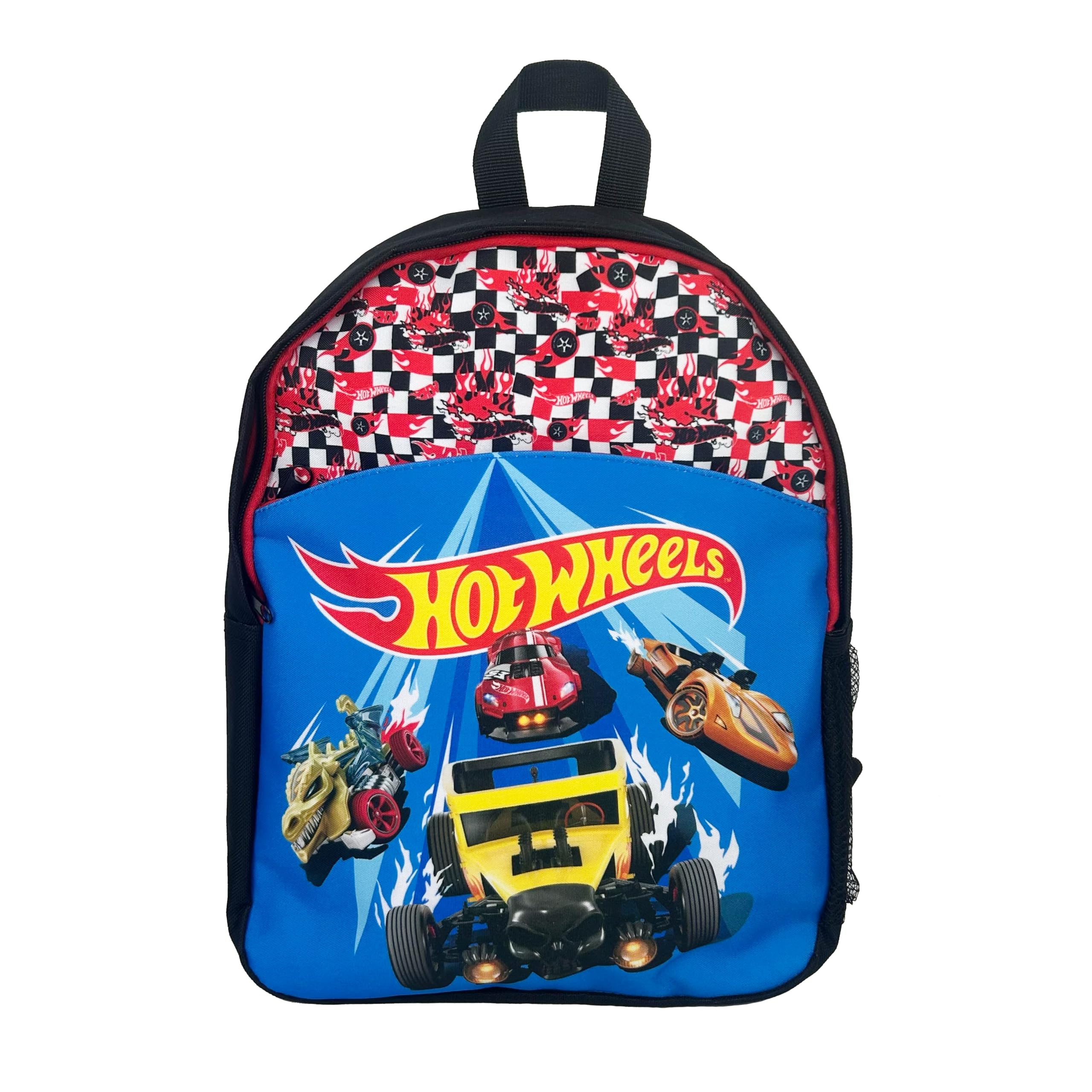 Blueprint Collections Hot Wheels Backpack for Boys (35.5cm) | Kids School Bag with Adjustable Straps | Hot Wheels Accessories | Back to School Rucksack