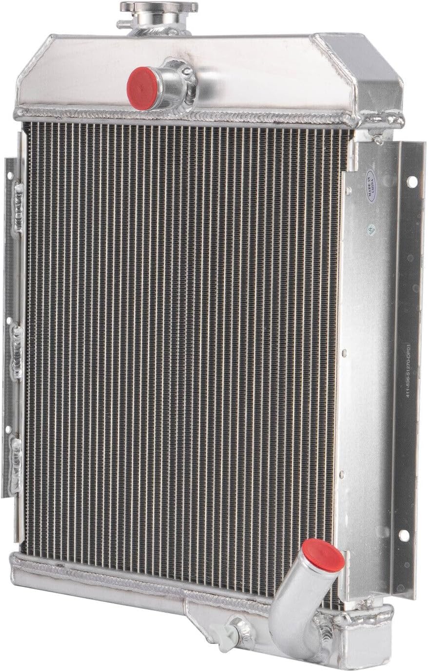 3 Row Radiator for Jeep CJ5 CJ6 DJ5 DJ6 W/Dauntless 3.7L Buick 225 3.7L V6 Engines MT 1965-1971 Aluminum Radiator Core Radiator 3 Rows Radiators