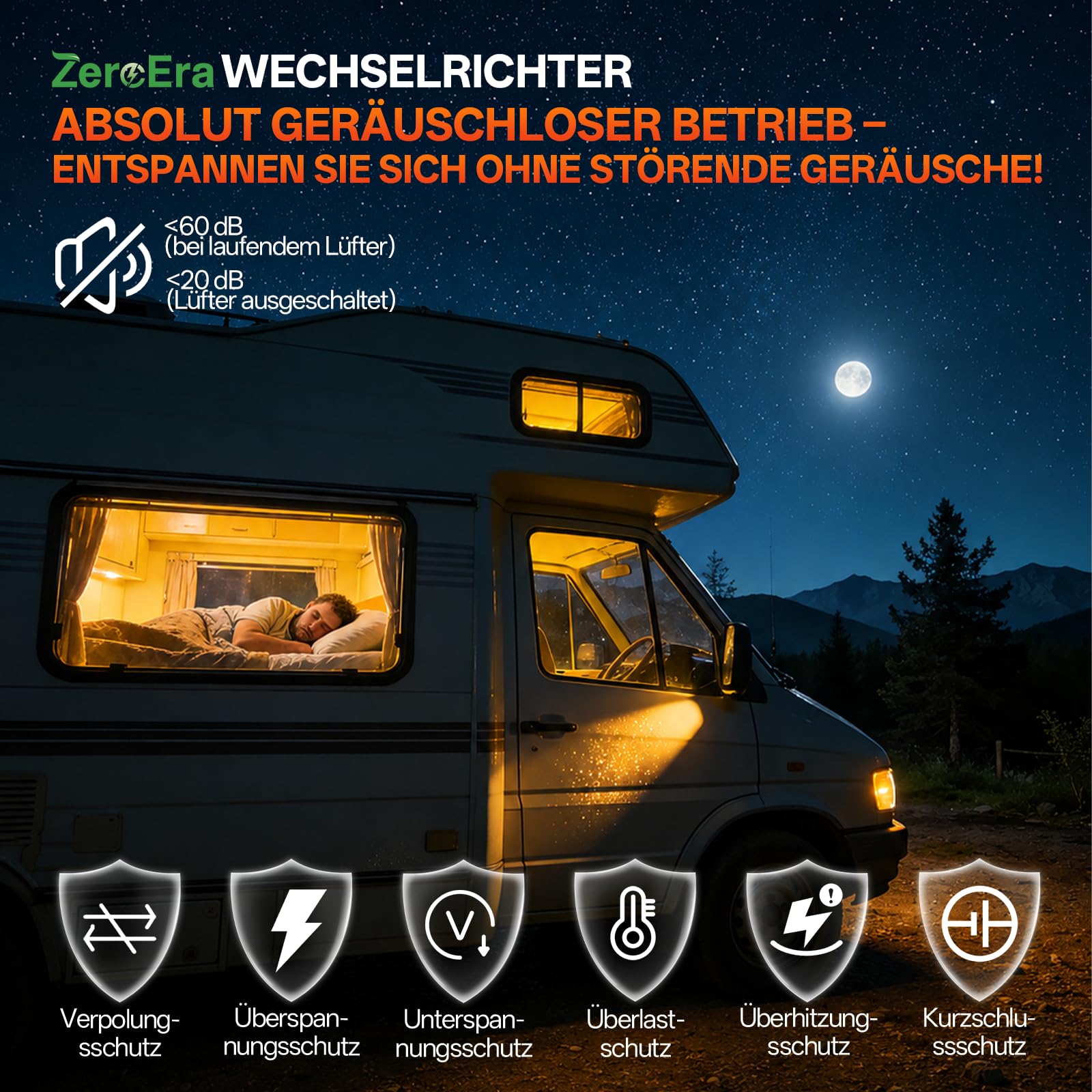 Wechselrichter 12V/24V auf 230V,KFZ Spannungswandler,Nennleistung 925W/1850W,Spitzenleistung 1850W/3700​W,Reiner Sinus,LCD,intelligente Erkennung,2 EU-Buchse,1 Typ C,2.1A USB-Anschluss,Fernbedienung