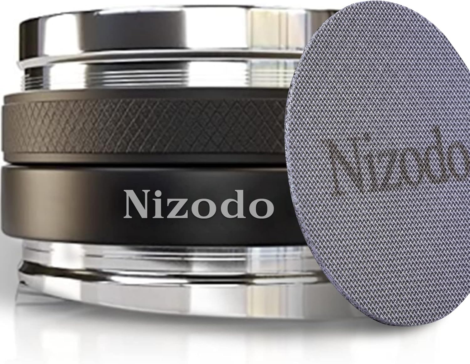 Espresso Coffee Tamper with Puck Screen, Nizodo 53mm Coffee