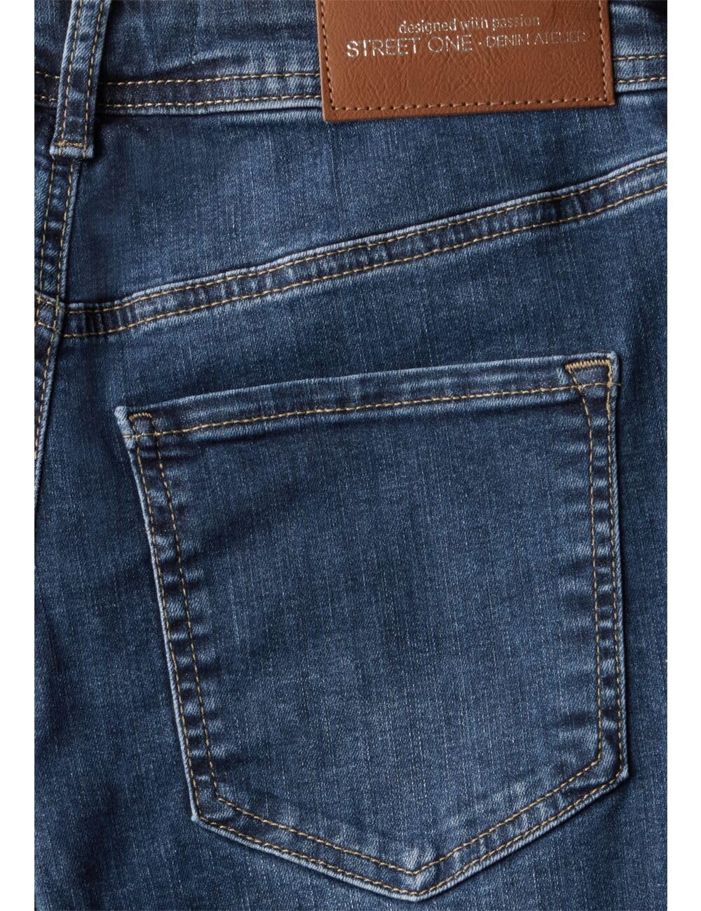 Street One Jean Large avec Rivets Femme