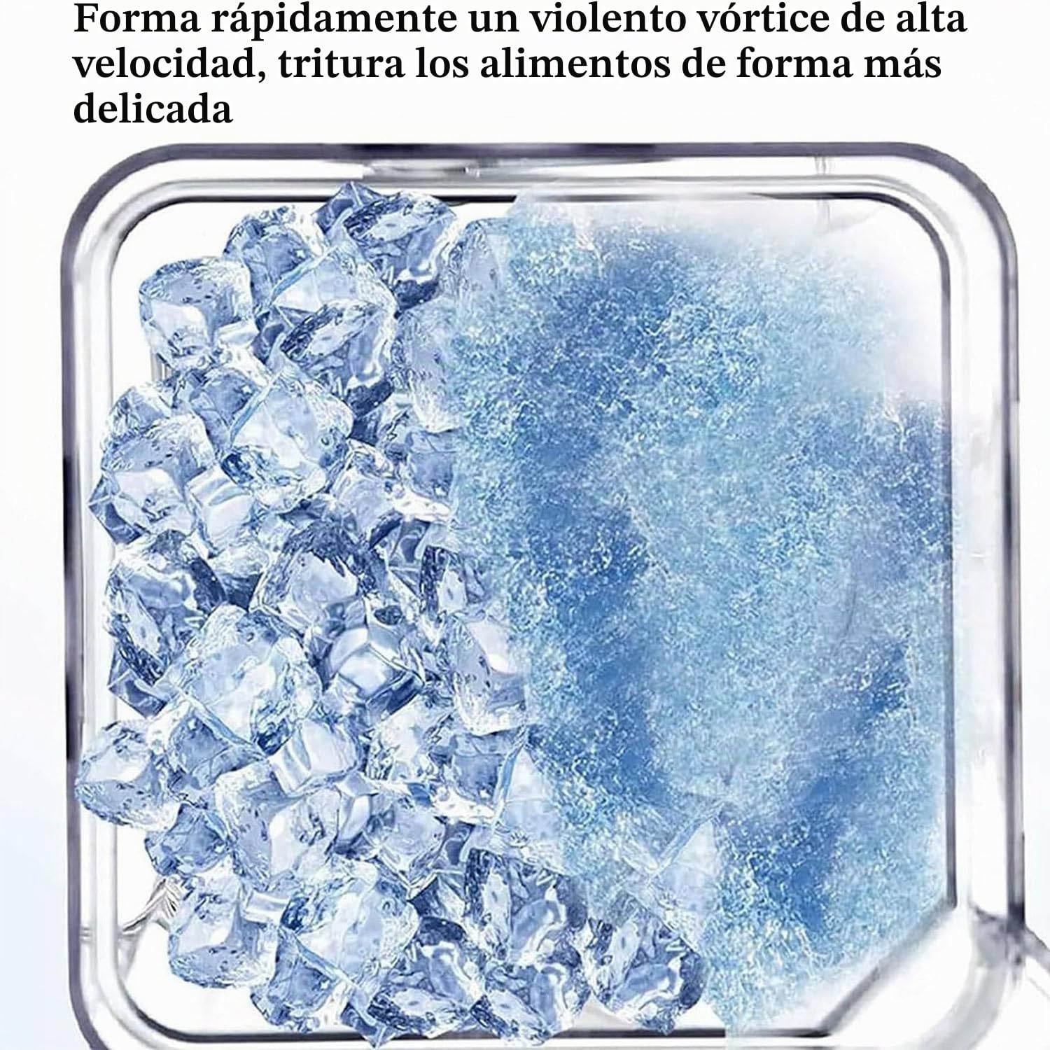 Licuadora Comercial súper silenciosa, Cuchillas 4D autolimpiables para triturar Hielo, Batidos y purés, licuadora de encimera Profesional