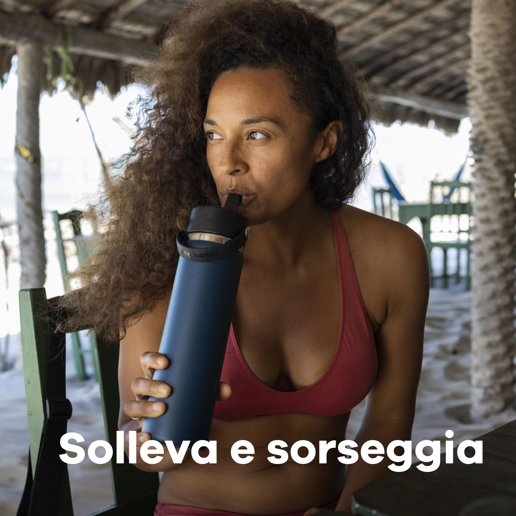 HYDRO FLASK - Wide Mouth Bottiglia d'acqua da 946 ml (32 oz) - Acciaio inossidabile con isolamento sottovuoto e coperchio a prova di perdite - Trillium