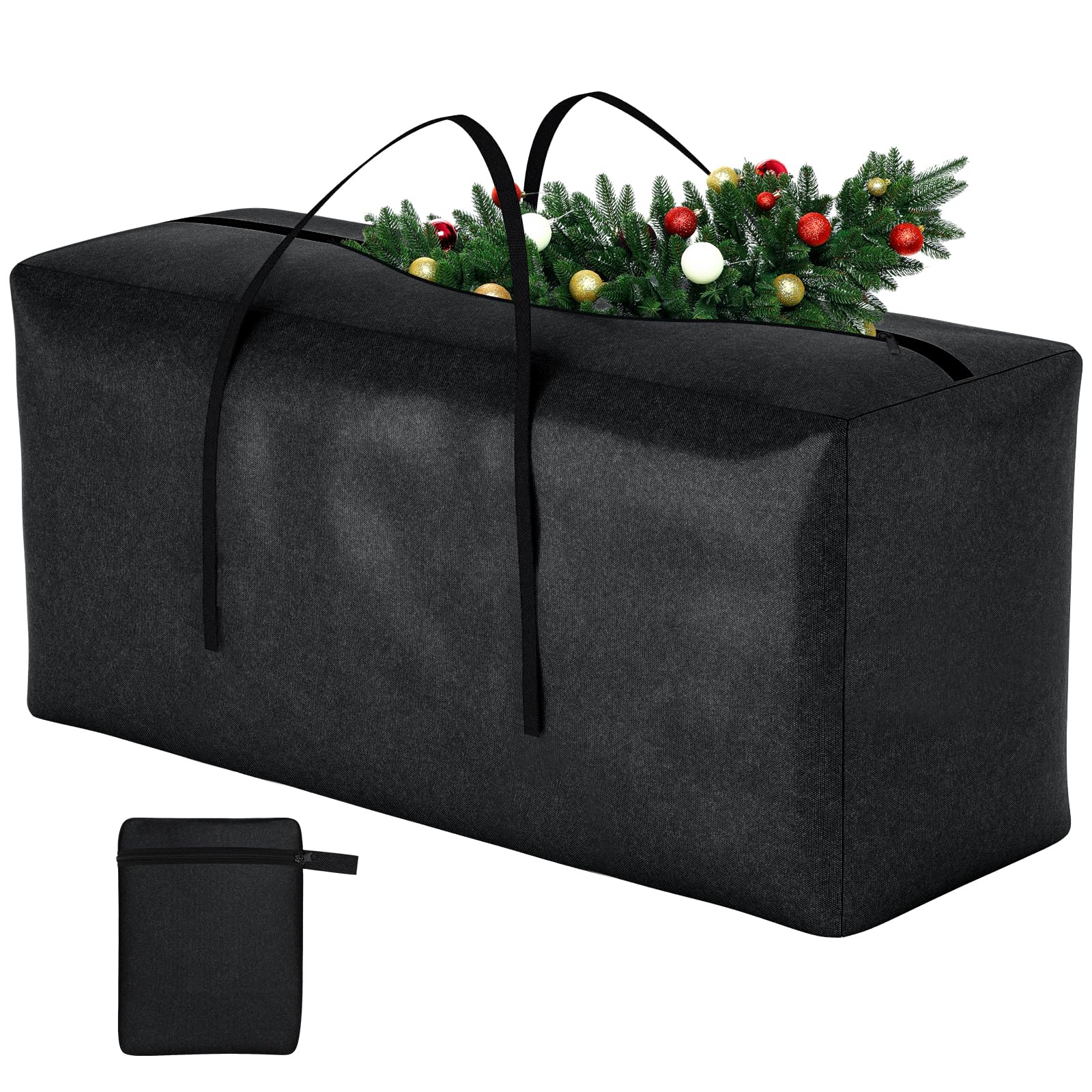 Ram© Rode Jumbo Zware Kerstboom Opbergtas Past 9FT Hoge Kerstbomen PVC Versterkte Waterdichte Kerstboom Tas Opbergtas