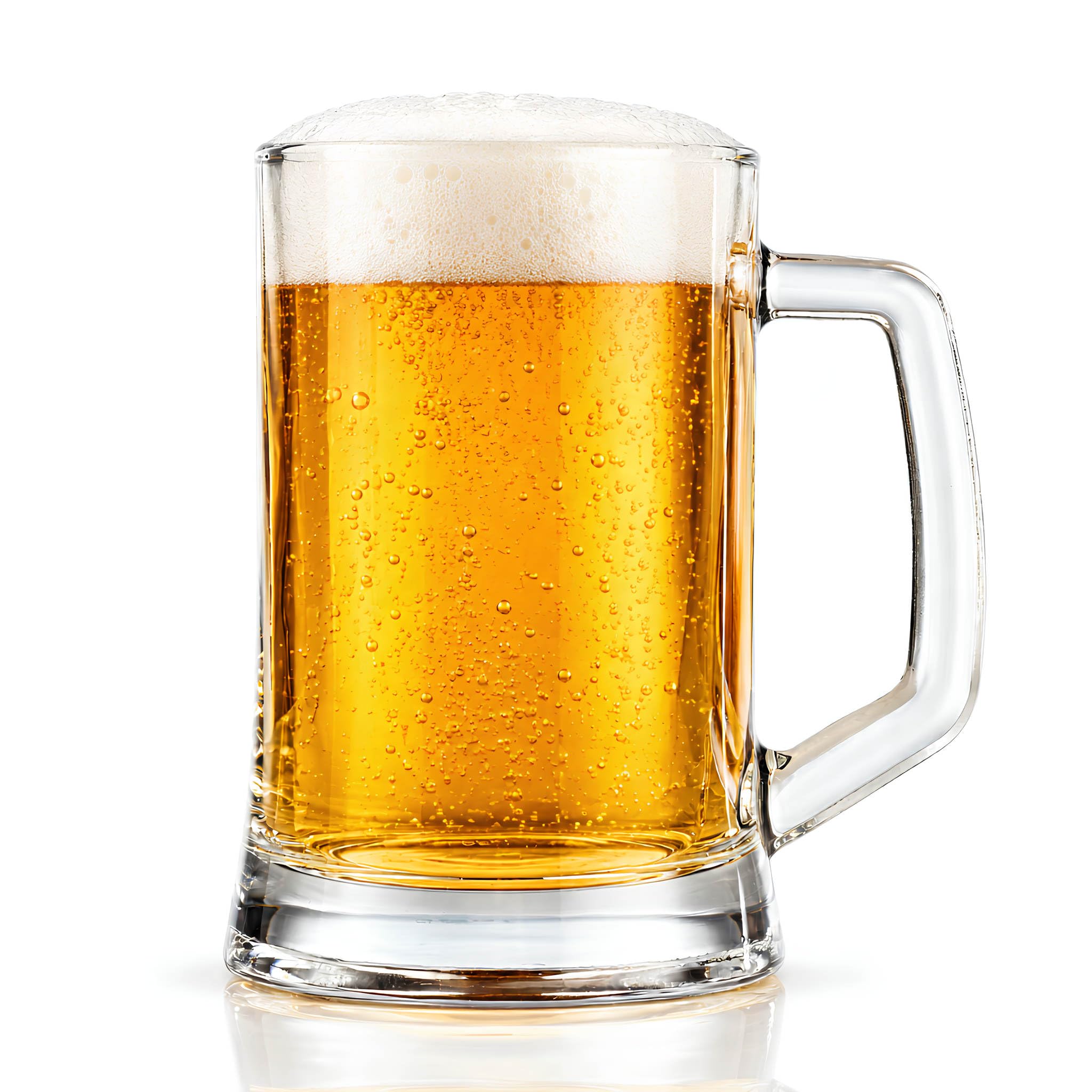 Bier-Pint-Gläser, klassischer deutscher Stein-Bierkrug, 625 ml