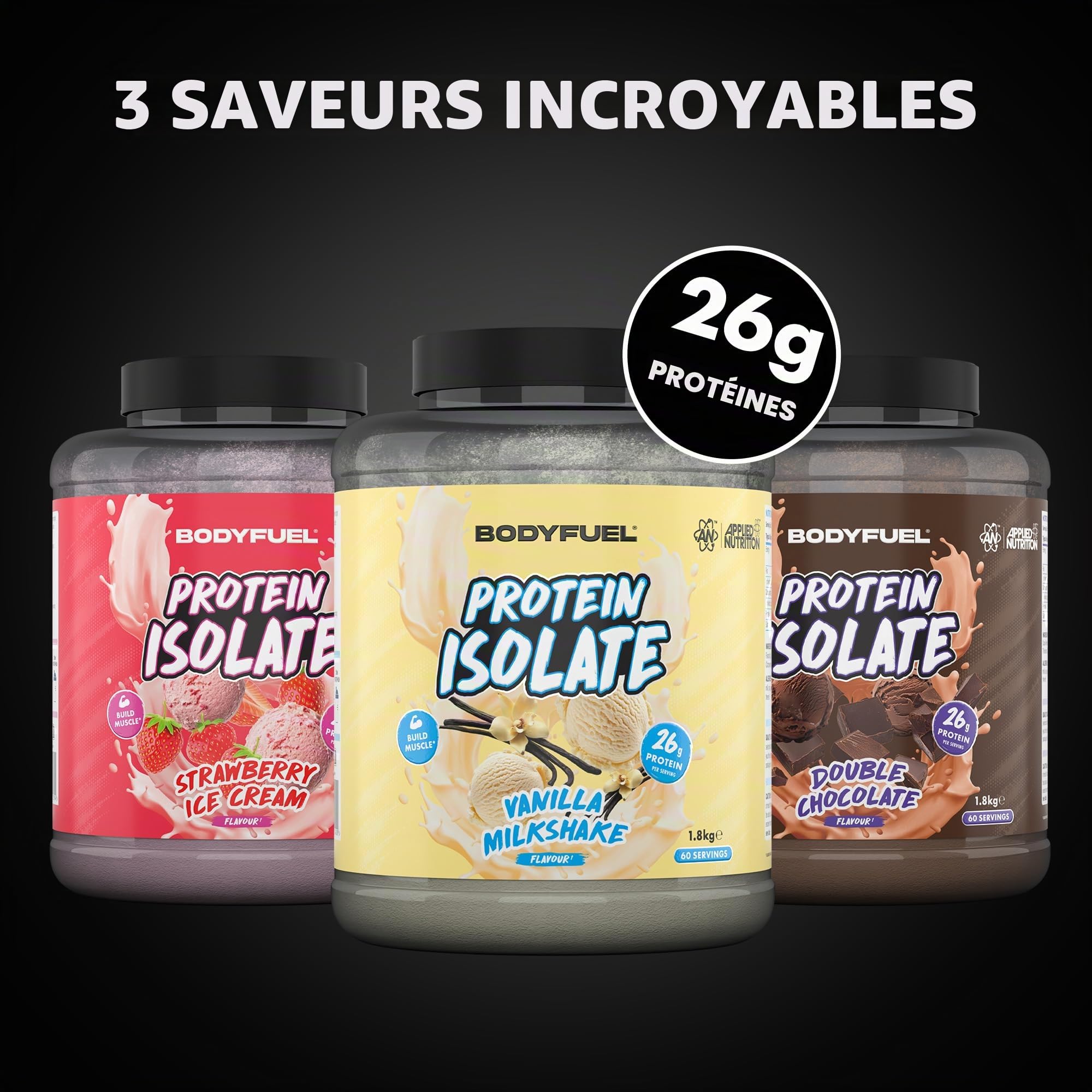 Applied Nutrition BodyFuel Protein Isolate Powder Vanilla Milkshake