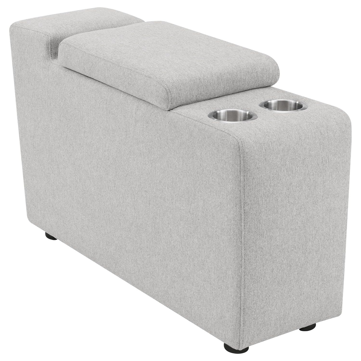 Coaster Collins Upholstered Modular Storage Console Grey