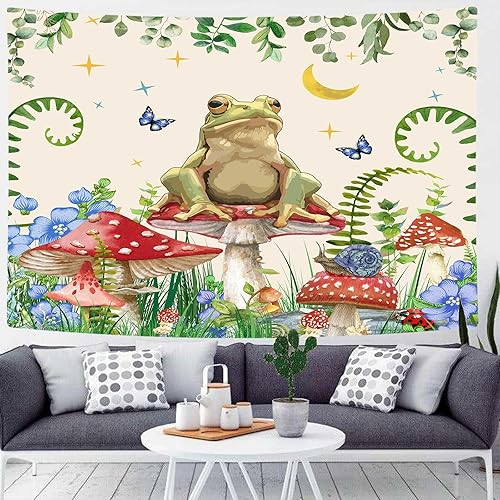 Miniatura 8 de JAWO Tapiz de pared de gato, divertido gatito jugando con mariposa, cielo estrellado, nebulosa, galaxia, obra de arte, Vía Láctea, tapiz