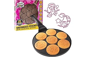 Mermaid Mini Pancake Pan: 7 Magical Mermaid Flapjacks for Under the Sea Fun!