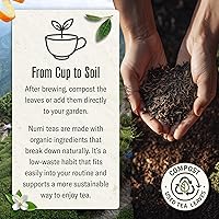 Vista 7 de Numi - Té orgánico para desayuno mezclado, hojas sueltas de té negro, bolsa a granel de 16 onzas, té orgánico de hojas sueltas prepara 200 tazas