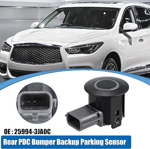 Miniatura 2 de X AUTOHAUX Sensor de estacionamiento de respaldo de parachoques trasero PDC para Nissan Pathfinder 2013-2017 para Infiniti QX60 2014-2015 para JX35