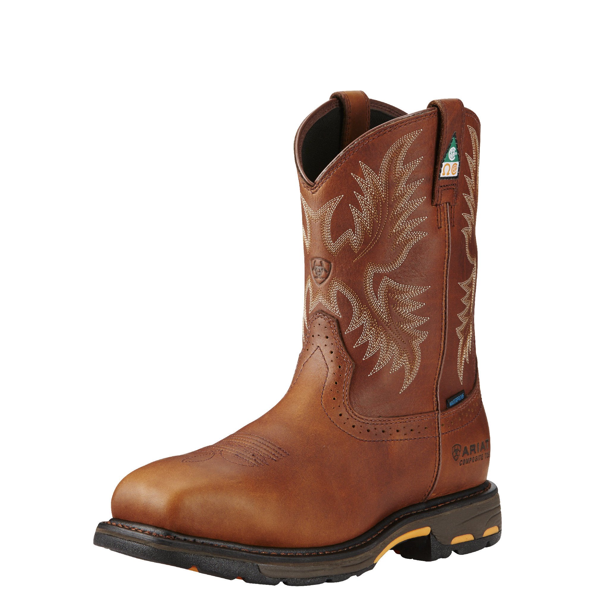 ARIAT Mężczyźni Workhog Wide Square Toe Csa Waterproof Composite Toe Work BootButy kowbojskie