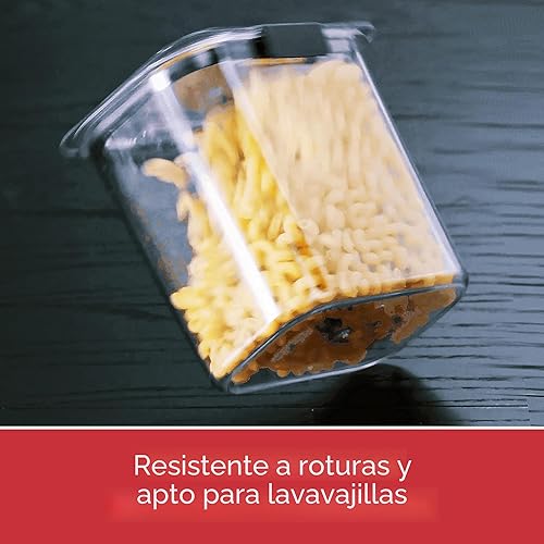 Miniatura 8 de Rubbermaid Brilliance - Recipiente hermético de almacenamiento de alimentos de 16 tazas con tapa transparente/gris, óptimo para organización