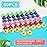 GADIEDIE50 Pack Multicolor Mini Rubber Ducky Float Ducks Baby Bath Toy, Great for Jeep Ducking, Shower, Birthday Party, Carnival Game Gift(1.6x 1.5 x 1.2. 6 Colors)