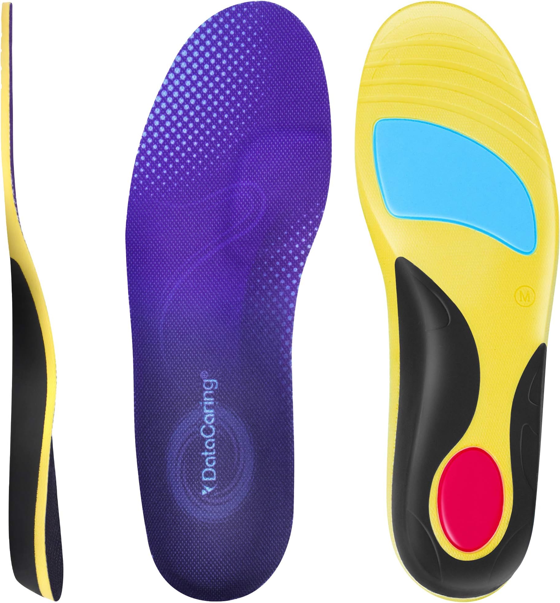 Insoles for Men Work Boots,Shoe Inserts Women Replacement,Low Arch Support,Relieve Plantar Fasciitis Heel Pain,Athletic Insoles Gel Pad Has Good Shock Absorption,Size of Men 11-13