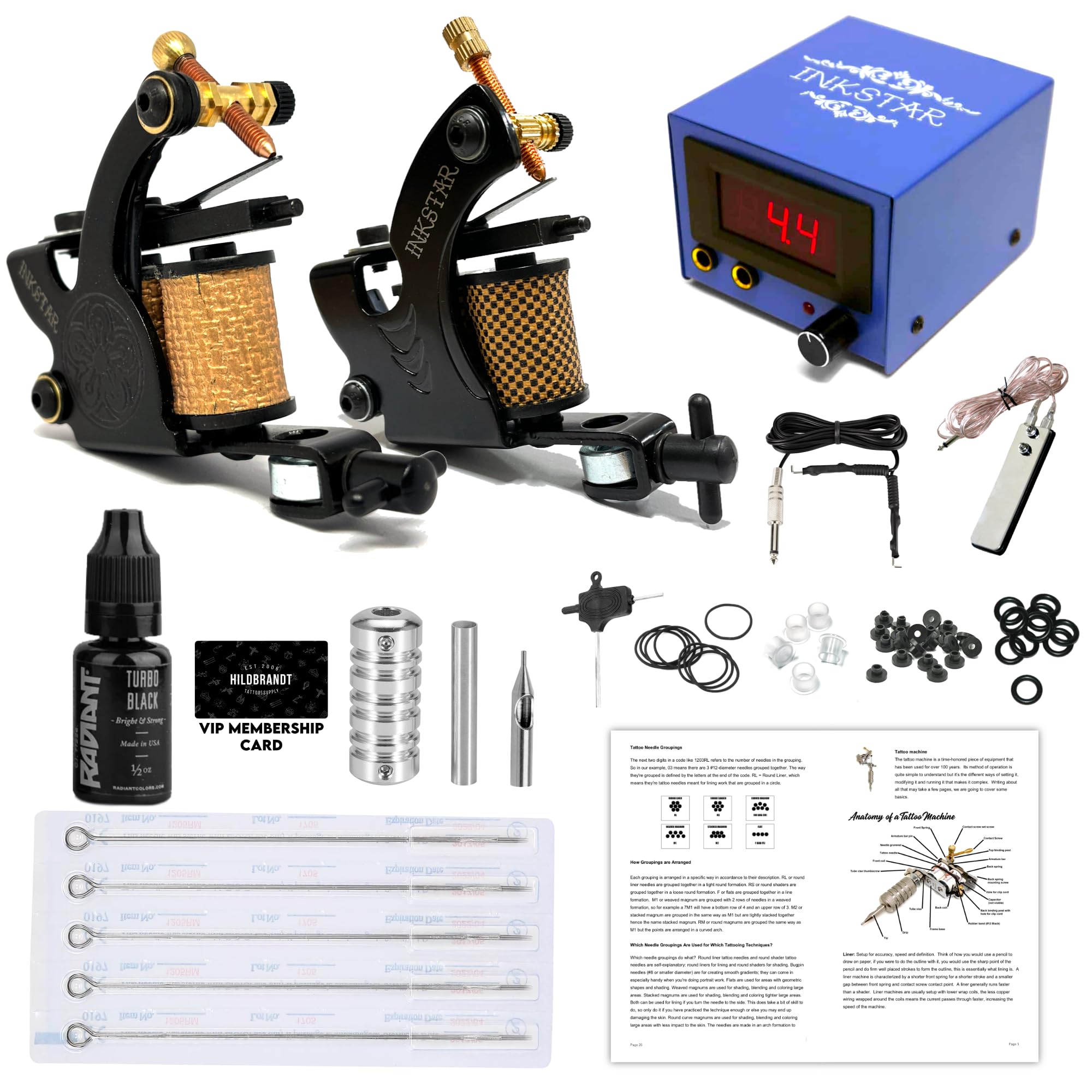 Amazon.com: Tattoo Kit Inkstar Tattooing Set (Journeyman B +