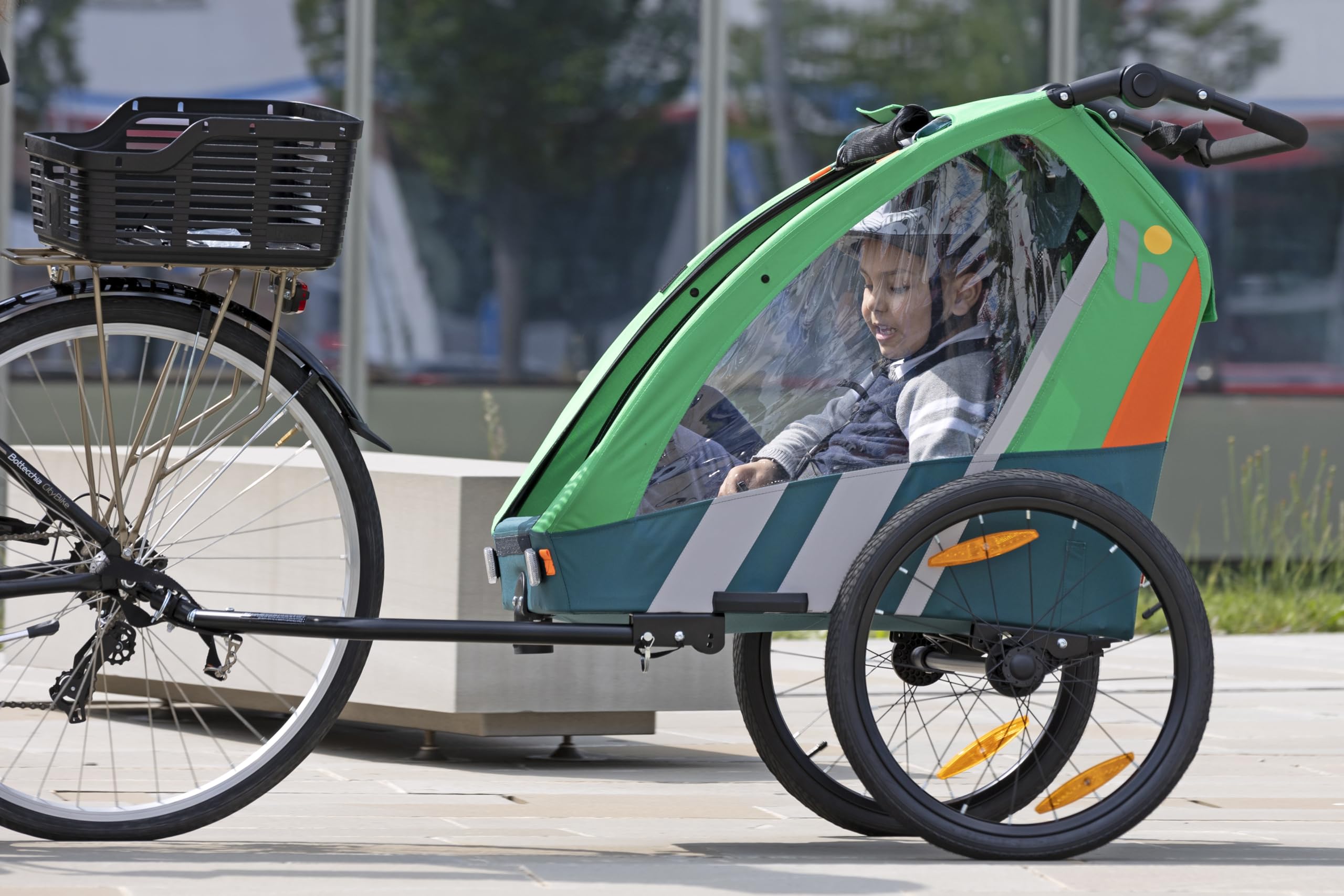 REMORQUE Enfant 2 Places 20' Trailblazer Light/Blue BELLELLI
