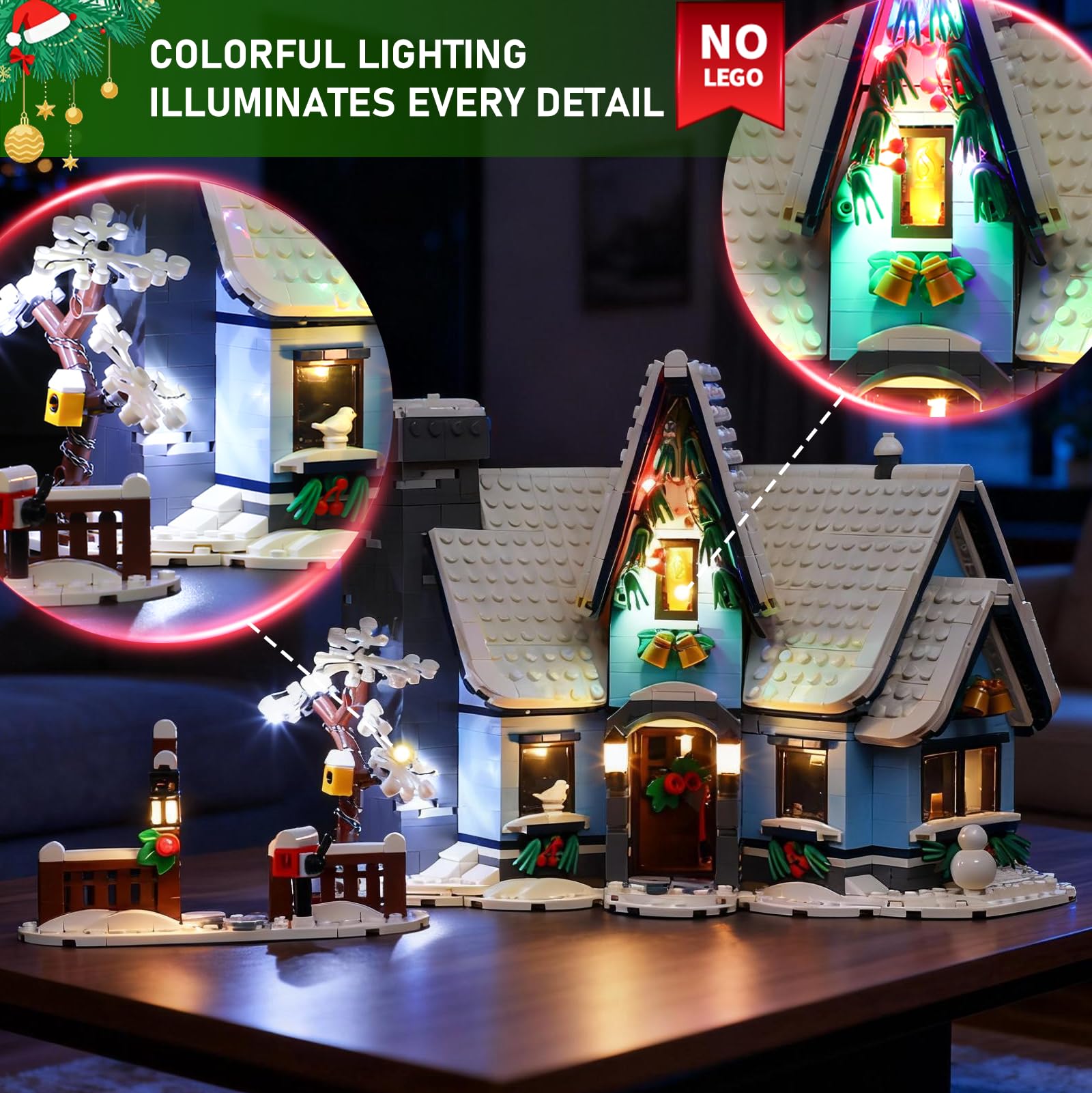Amazon.com: BRIKSMAX Led Lighting Kit for Creator Santa's Visit