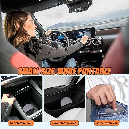 Miniatura 5 de Toallitas para pantalla táctil de automóvil, limpieza de pantalla de salpicadero, incluye paño de microfibra, herramienta limpiadora de pantalla