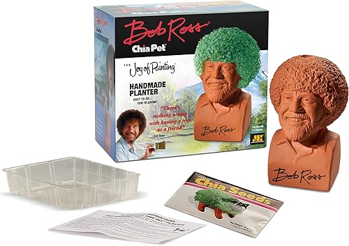 Miniatura 4 de Chia Pet  Maceta decorativa de Bob Ross fácil de hacer y divertido de ver crecer regalo novedoso perfecto para cualquier ocasión