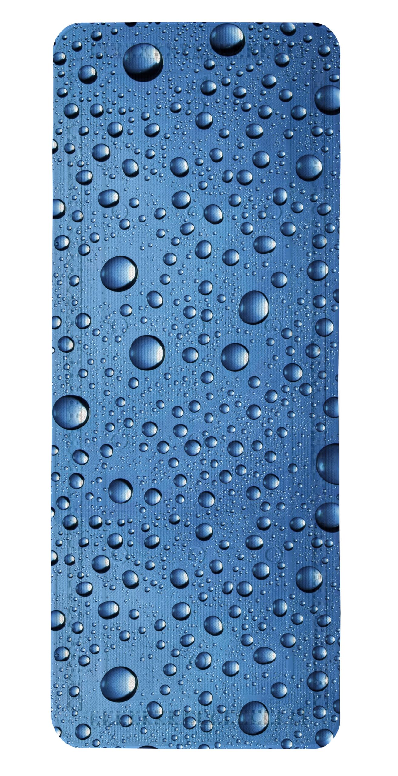 Kleine Wolke Blue Pvc Foam Bubble Bath Mat,