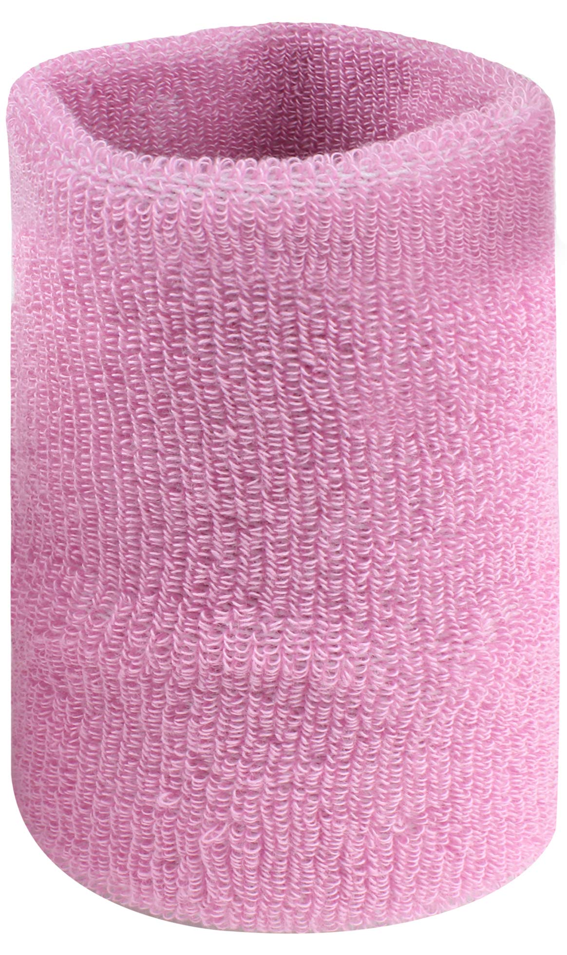 Neska Moda Unisex Pink Cotton Wrist Band-MFN-WB33-image-47