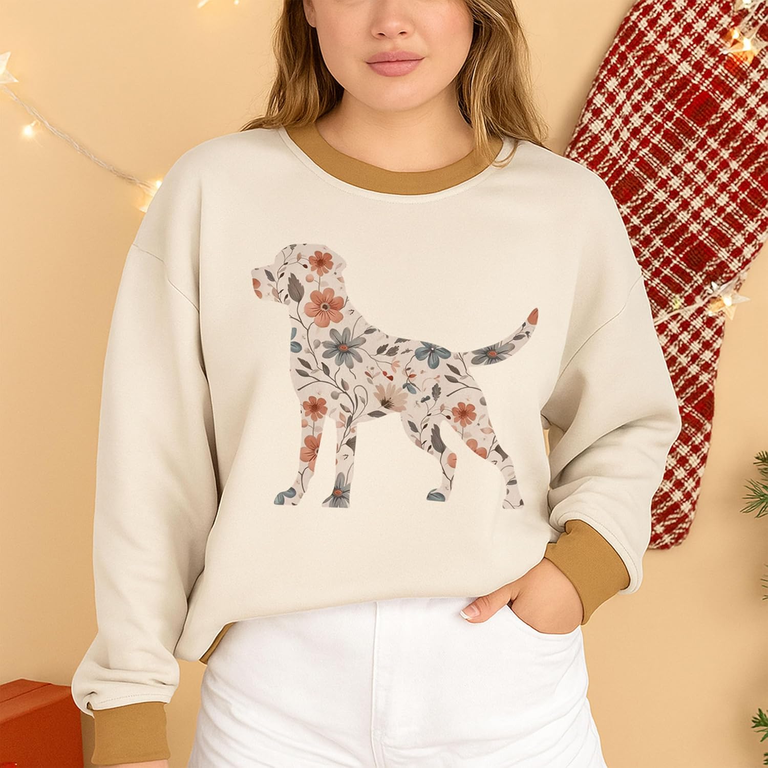 NAZENTI Personalized Dog Sweatshirt, Custom Photo Shirts, Dog Embroidered Shirt for Women, Men, Pet Lovers Gifts, Mom Gift - Image 3