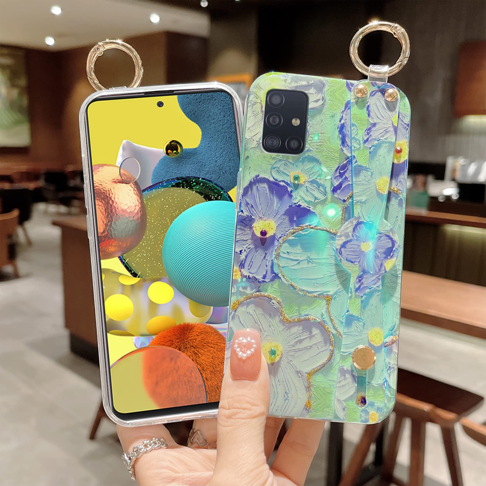 Amazon.com: Annyojo Samsung Galaxy A51 5G Case - Elegant Cute