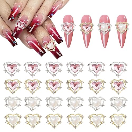 Miniatura 8 de CYHYII - Lazos 3D para arte de uñas, lazos coloridos mezclados con pajarita roja, verde, azul, diamantes de imitación para uñas, parte trasera