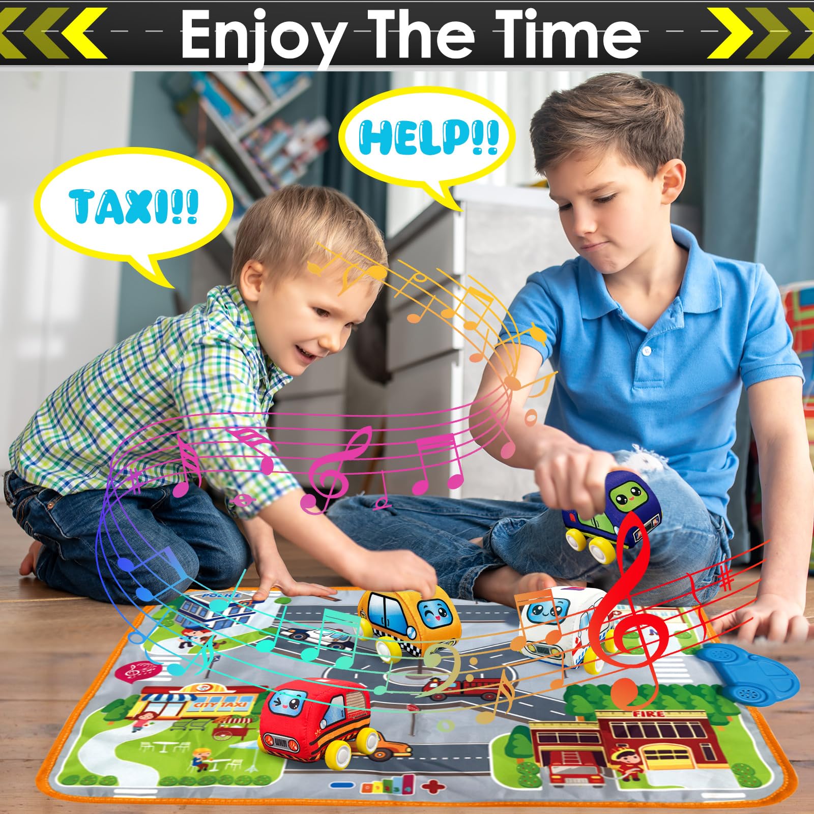 Tapete musical para bebés, regalo de cumpleaños de un año, regalo de primer cumpleaños para niños, regalos para niños de 1 año, regalos de primer cumpleaños para niños 3