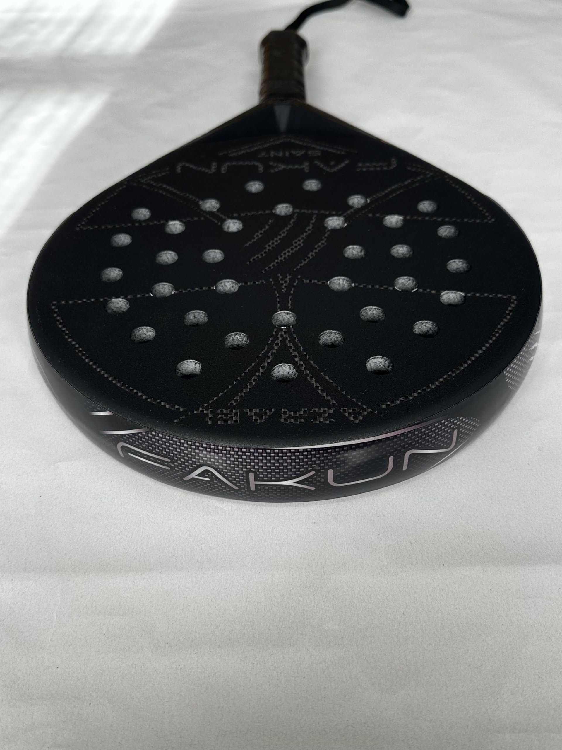 FAKUN Pala de Padel Azrael Black Edition Rugosa
