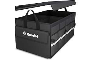 K KNODEL Car Trunk Organizer with Lid