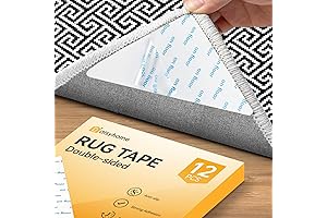 12 PCS Rug Tape: Keep Your Rugs in Place with Ease
