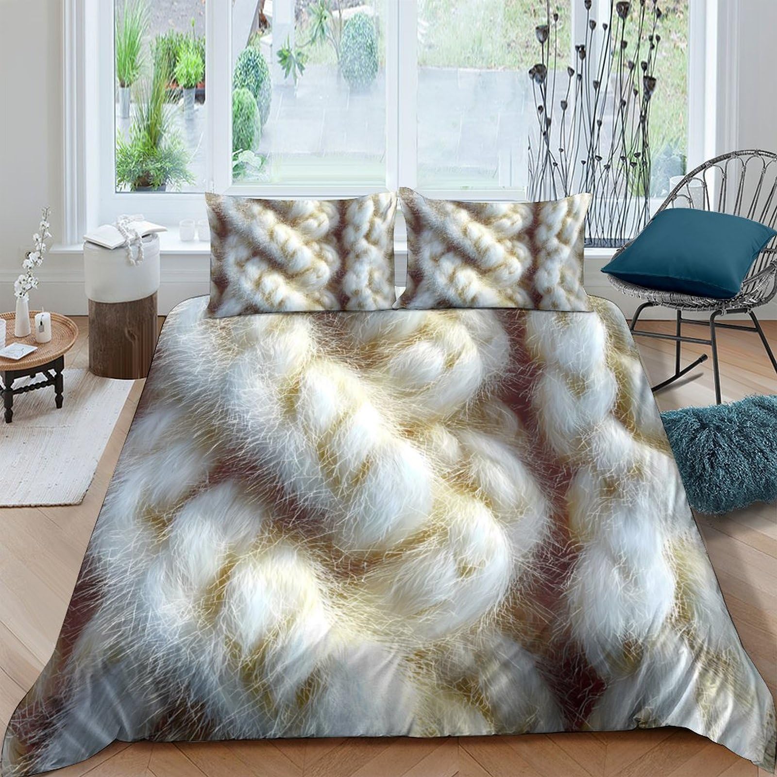 Ctjqhvkz Style-10 3D Printed Creamy Swirl Fitted Sheet Microfiber Soft Decorative Brown Abstract Mattress Cover For Bedroom Guest Room Single（135X200cm）