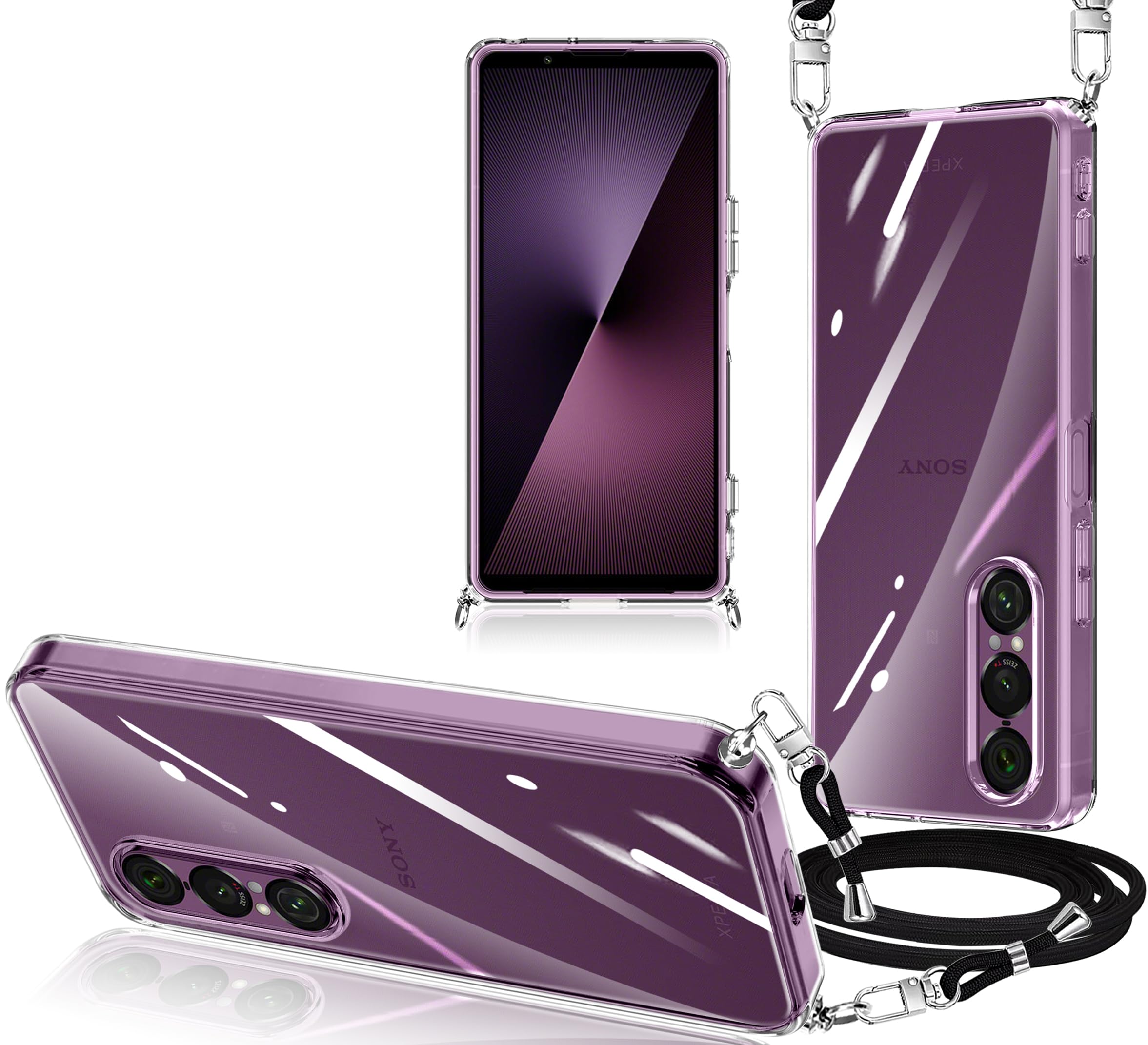 Amazon.co.jp: Xperia 1 VII ケース/SO-51F ケース クリア ショルダー