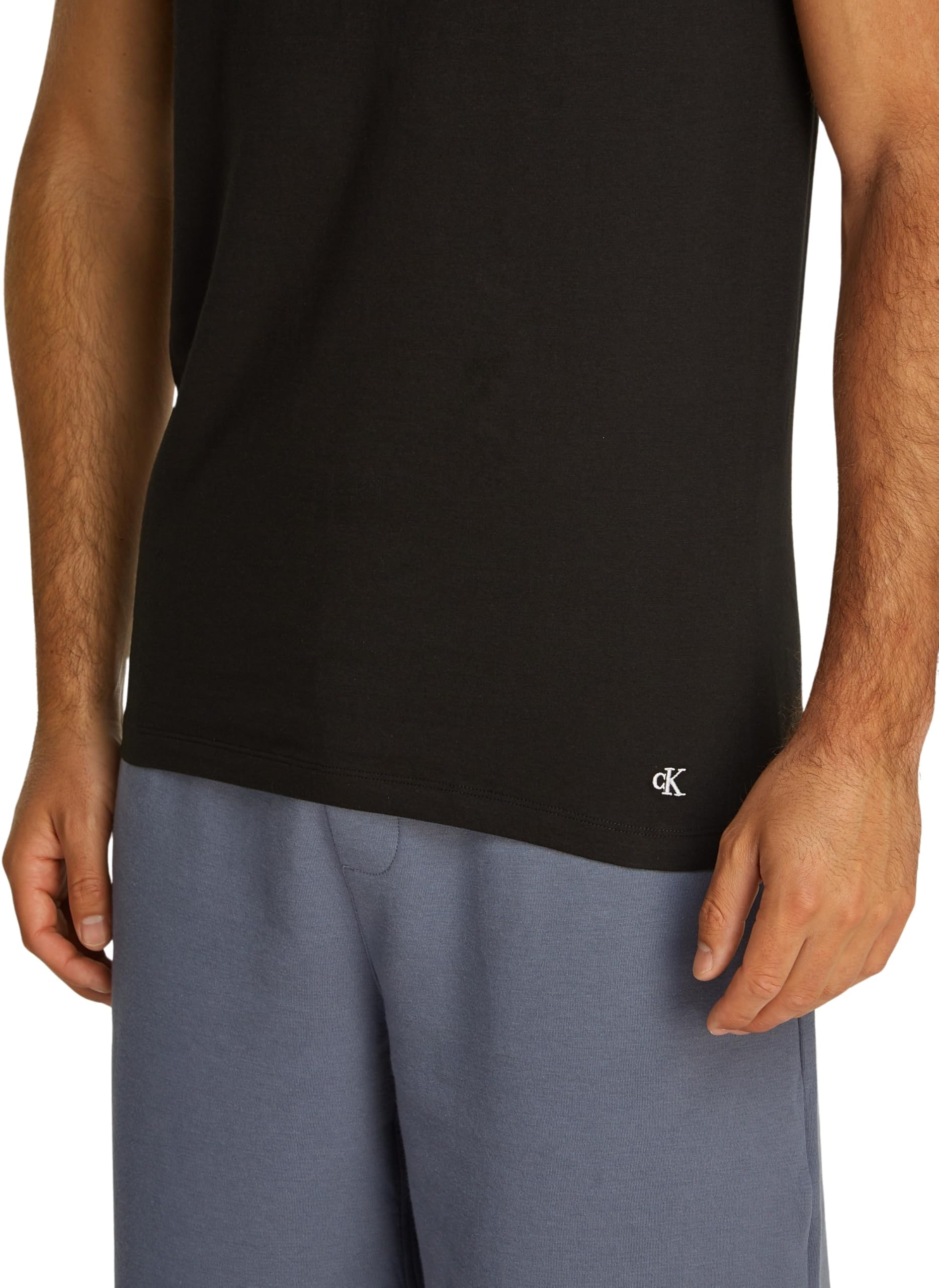 Calvin Klein Uomo T-Shirt Maniche Corte Confezione da 3 in Cotone