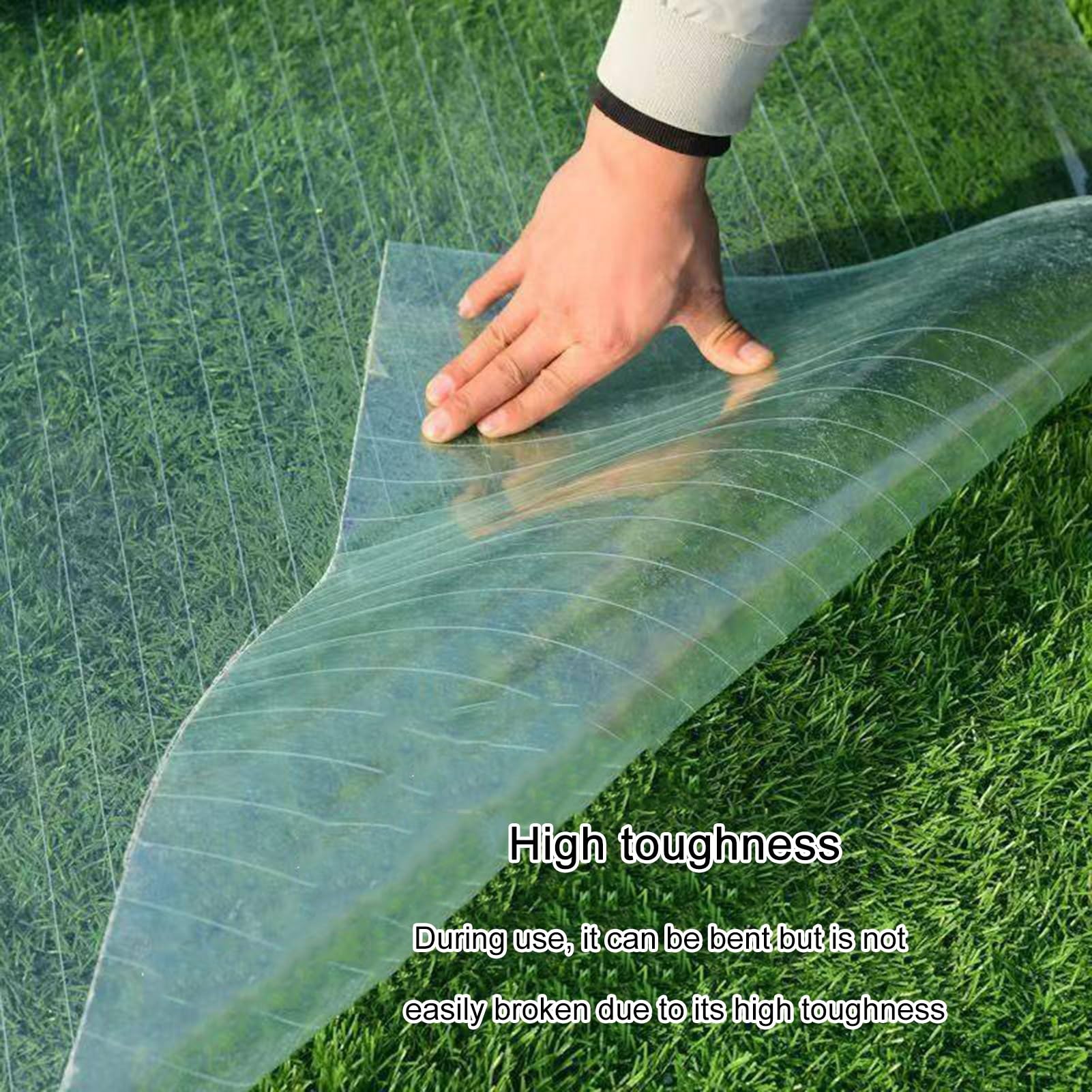 Láminas De Policarbonato para Techos, Paneles De Plástico para Invernaderos, Fibra De Vidrio para Iluminación Natural, para Jardinería, Agricultura(1.2x4cm)