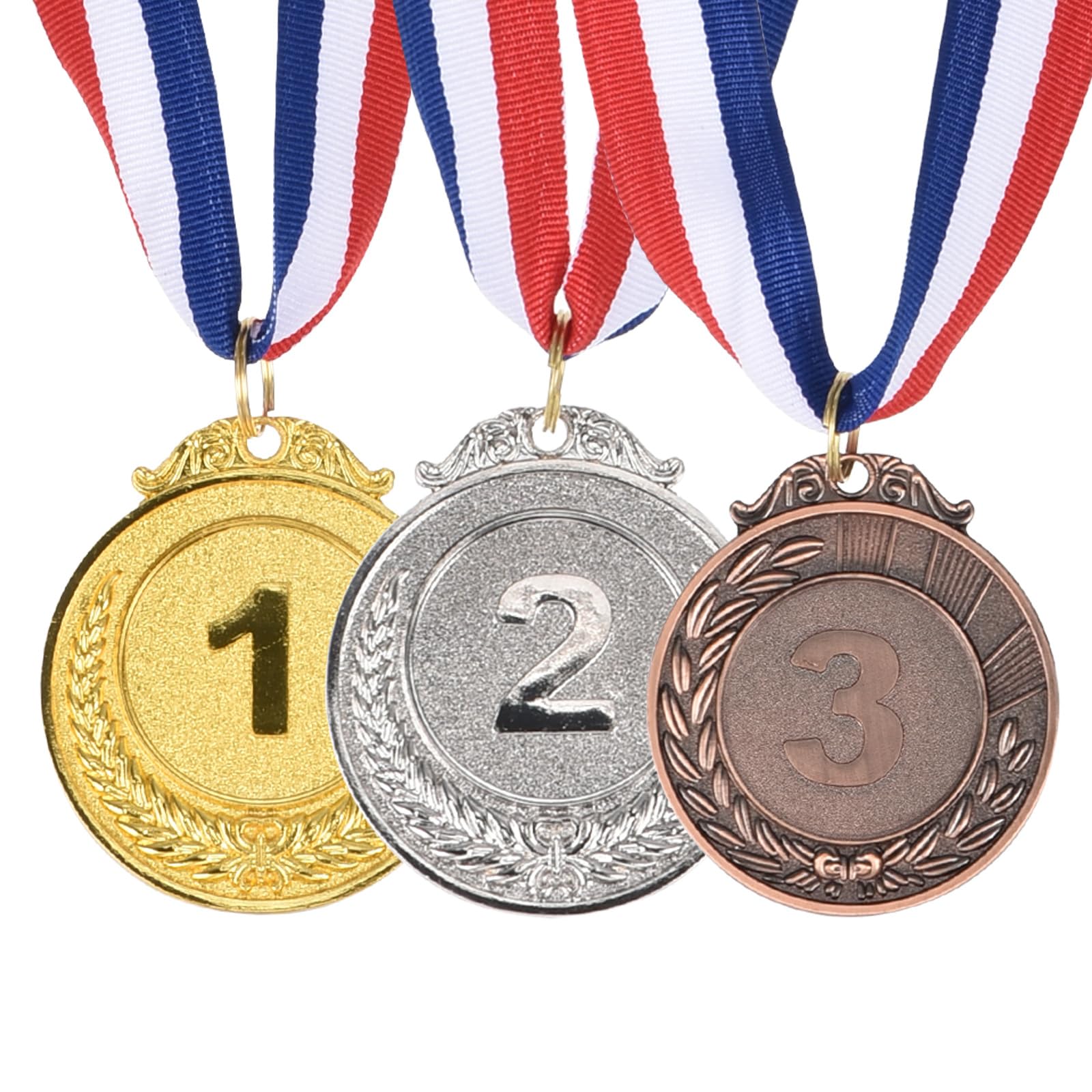 PATIKIL Gold Silver Bronze Award Medals 2 Inch