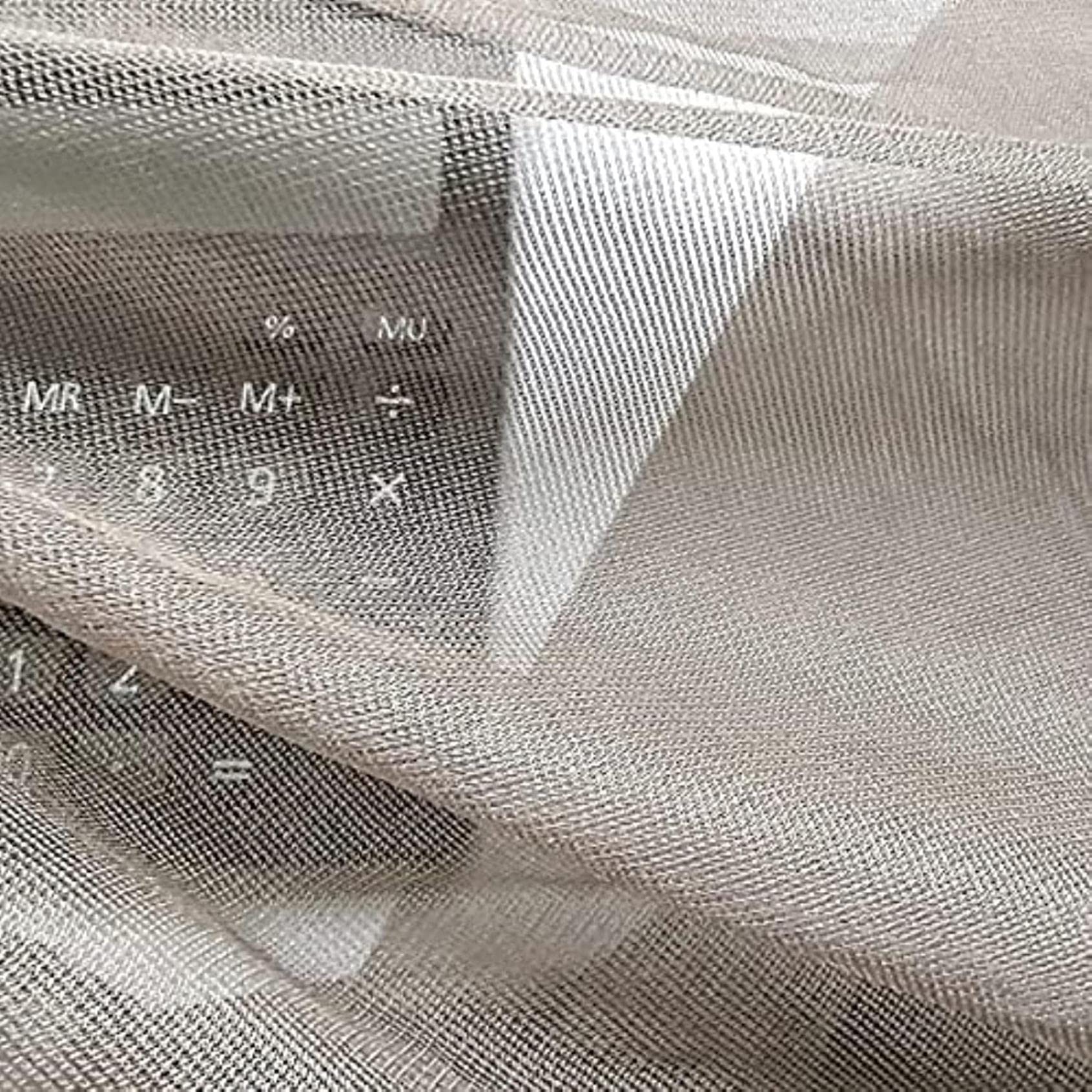 Filet de blocage des rayonnements EMF tissu maille fibre argent pour rideau RF