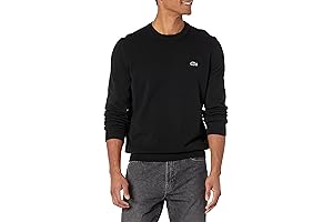 Lacoste Men's Long Sleeve Crew Neck Regular Fit Sweatshirt