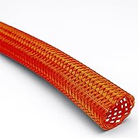 Vista 9 de Electriduct Funda Trenzada Envolvente de Cierre Automático con Gancho de 1/8", Manga Ignífuga de Malla Flexible, Protector de Cables, Organizador