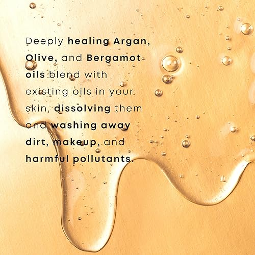 Miniatura 3 de Georgette Klinger Gel limpiador de aceite de argán, nutritivo, hidratante, rico en antioxidantes, con argán, oliva y bergamota profundamente