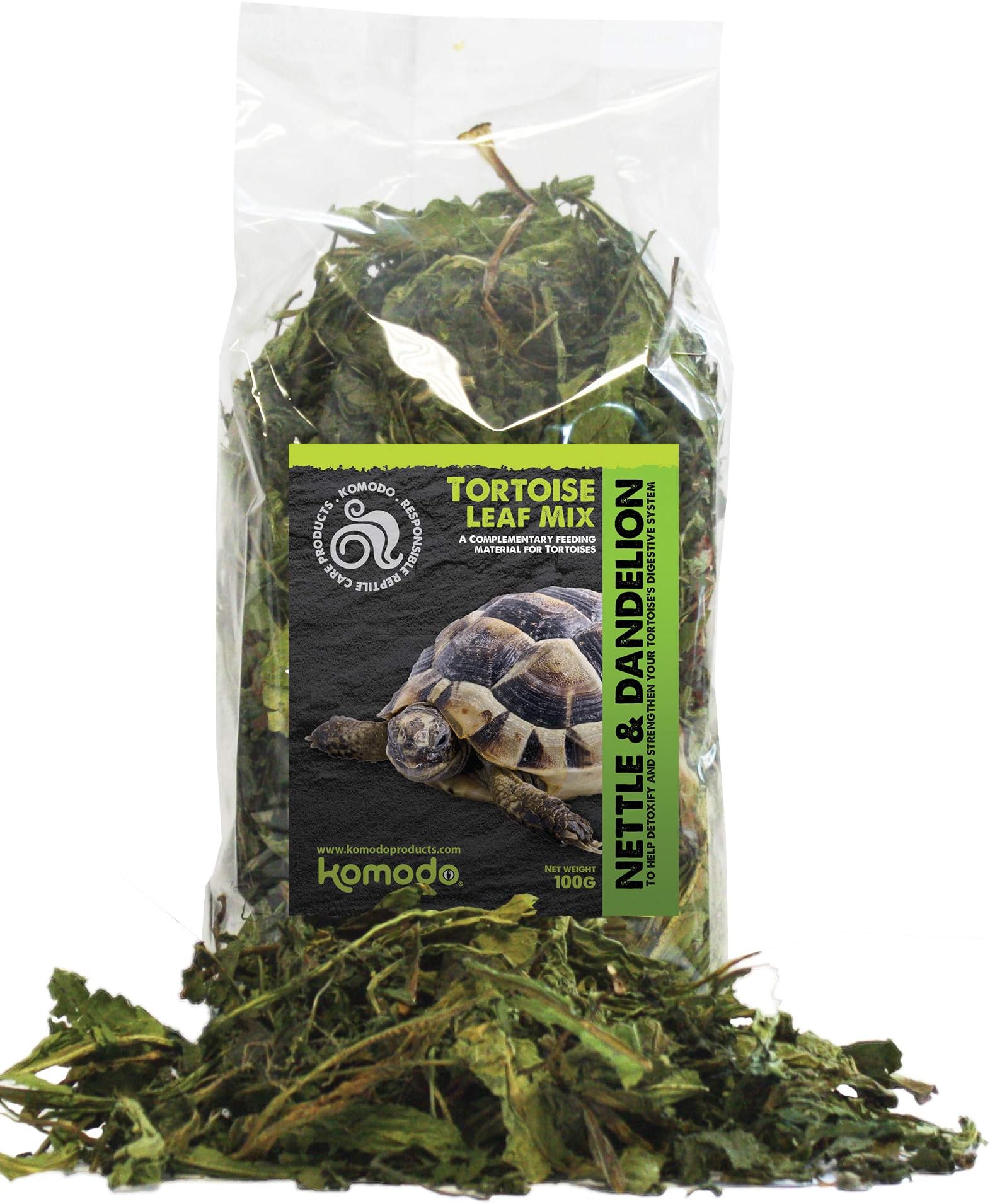 Tortoise Leaf Mix Nutrient Rich Vitamin Minerals Boost Nibbling Chews Natural Botanical Herbs - 100g