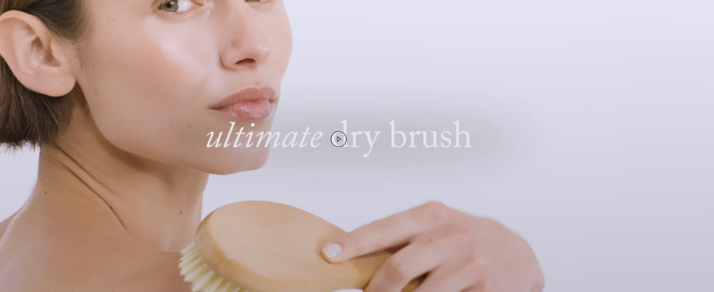 goop Beauty Dry Brush | Detoxifying Body Exfoliator | Wooden Handle with Natural Biodegradable Sisal Fibers | Sweeps Away Dead Skin | FSC Certified