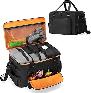 Camping Organizers and Storage, 4 Pcs Camping Packing Cubes with Carrying Bag for Easy Storage and Transport, 5-in-one Tactical Bag with Hard Bottom, Patented Design