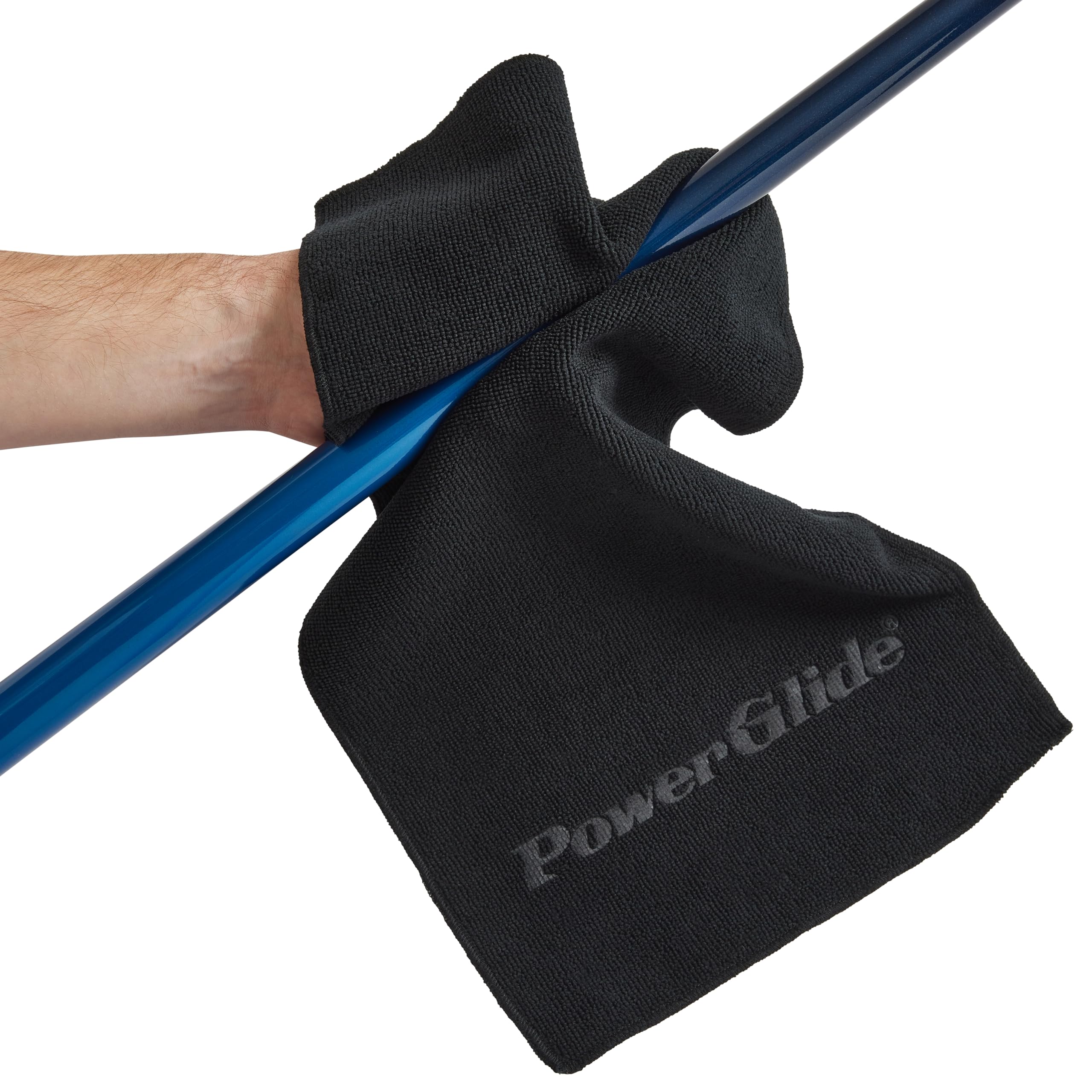 POWERGLIDE Toalla de Microfibra para Billar de Billar de Billar, Elimina la Grasa y la Suciedad de tu Taco, Altamente Absorbente, Secado rápido, Apta para prácticamente Todos los Tacos, 49 x 25 cm