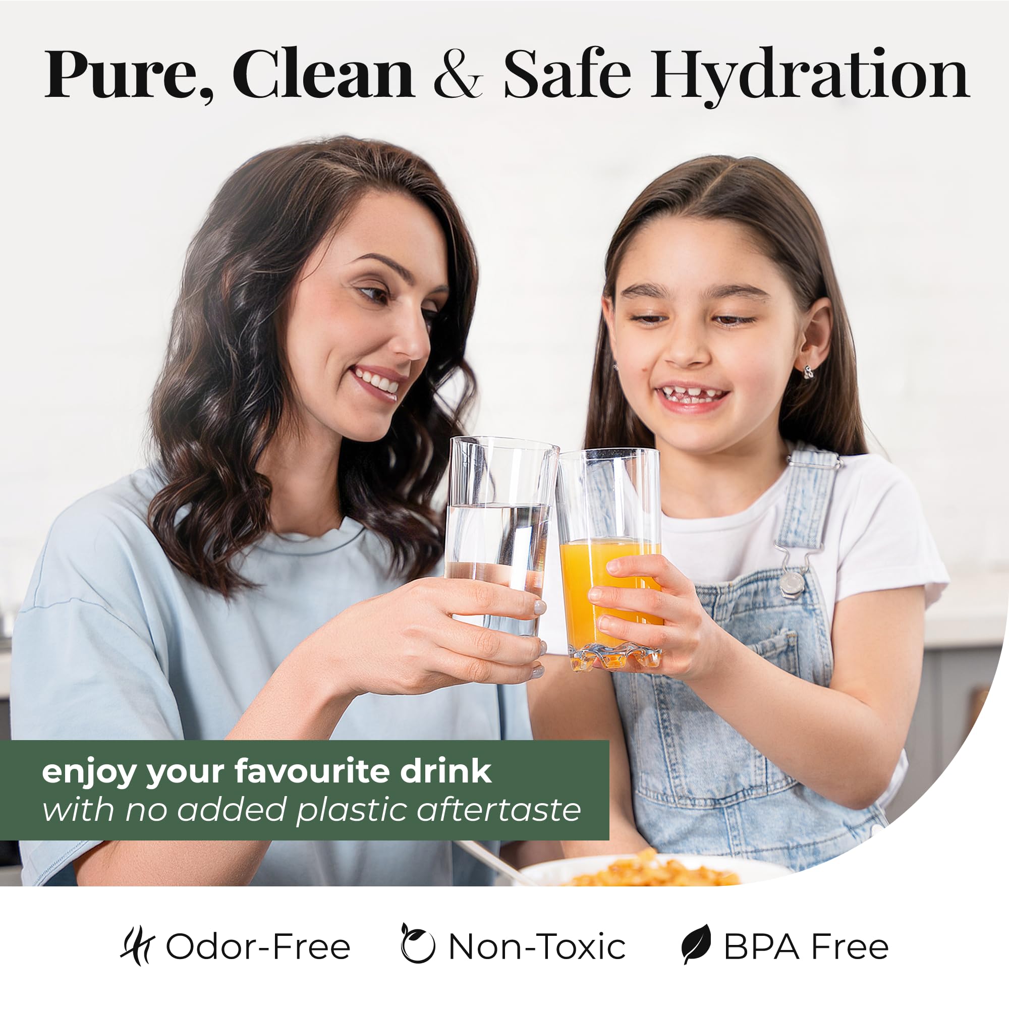 Vivocci Juego de 6 vasos irrompibles de plástico Tritan para beber agua, ideales para jugos, bebidas y cócteles, cristalería inastillable, vasos altos transparentes Highball, aptos para lavavajillas,