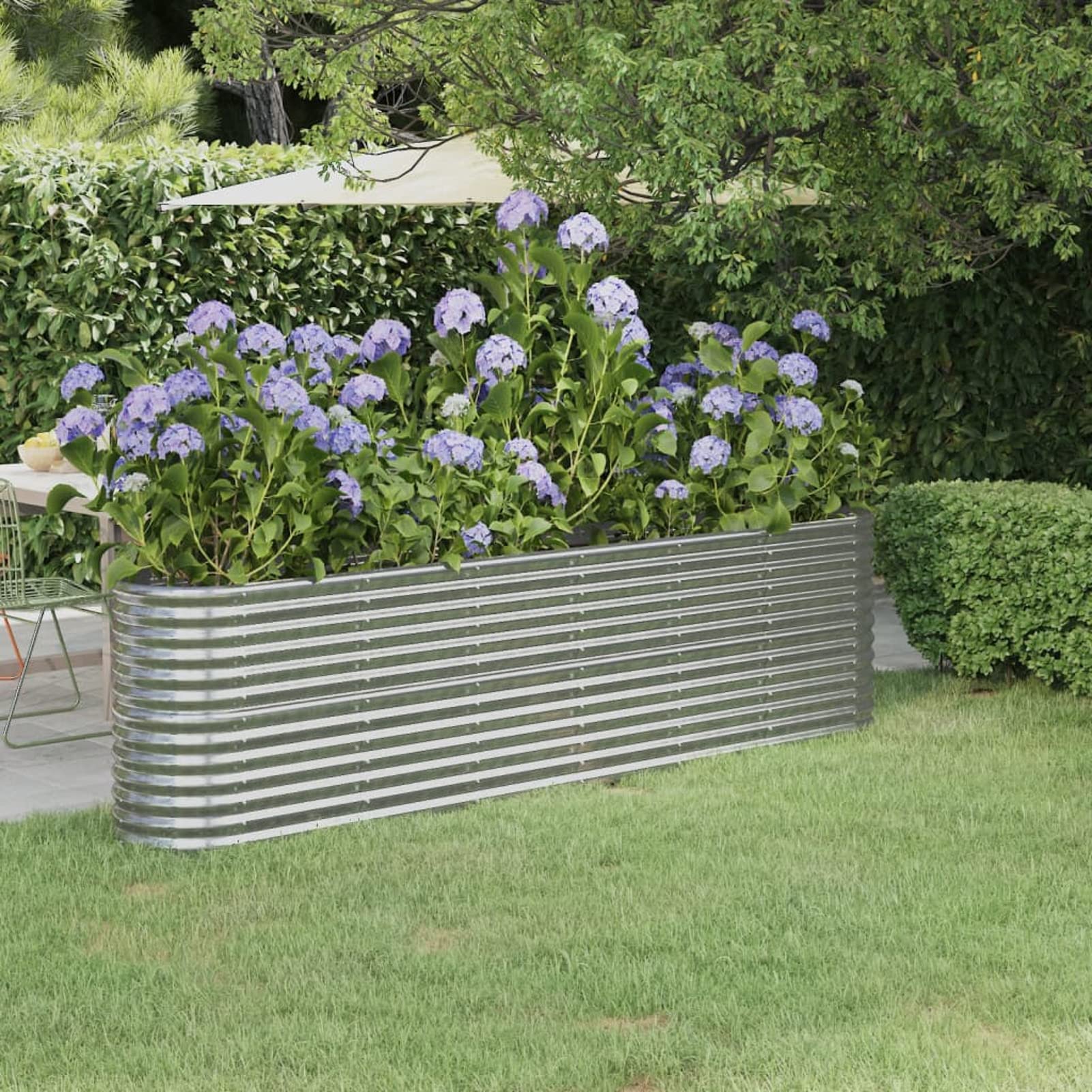 Buy Festnight Oval Large Metal Raised Garden Beds ,Raised Garden Bed