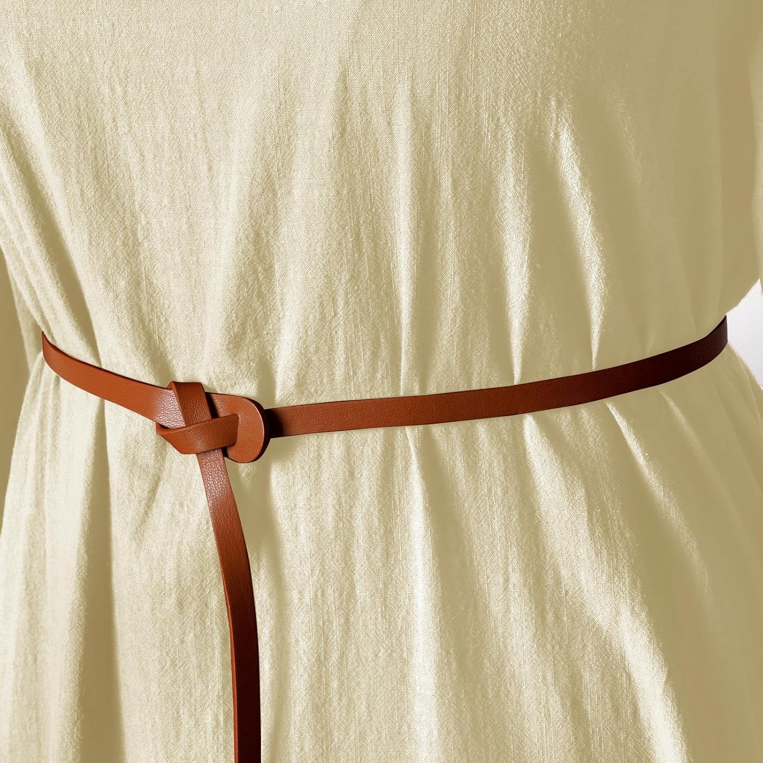 Women's Medieval Viking Dress Renaissance Peasant Linen Underdress - Image 5