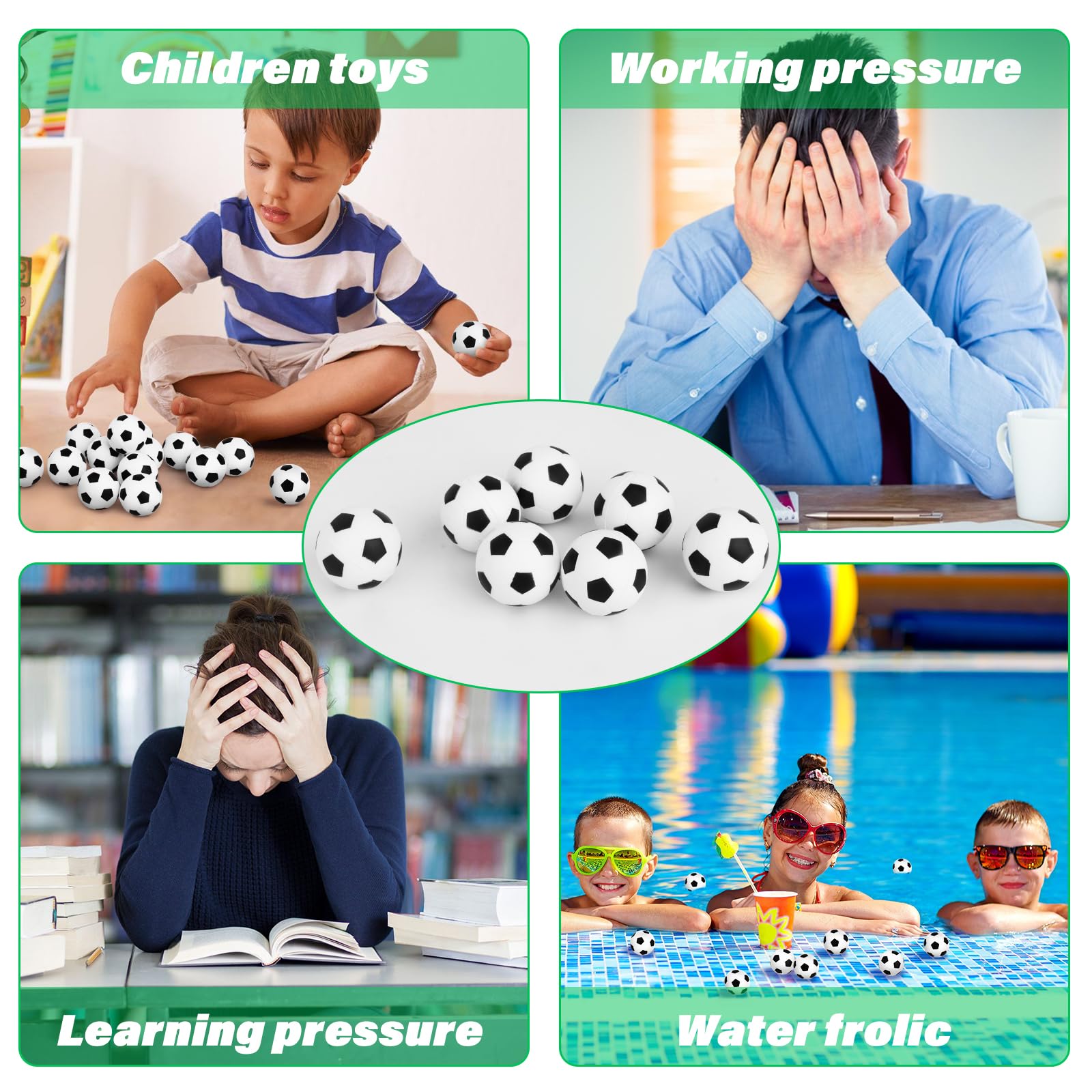 Snapklik.com : Mini Soccer Stress Ball 20 Packs Soccer Party Favor ...